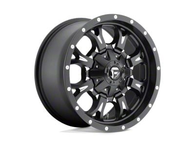 Fuel Wheels Krank Matte Black Milled 8-Lug Wheel; 20x10; -12mm Offset (08-10 F-250 Super Duty)