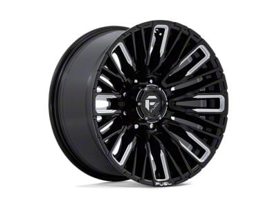 Fuel Wheels Rebar Gloss Black Milled 8-Lug Wheel; 20x10; -18mm Offset (08-10 F-250 Super Duty)