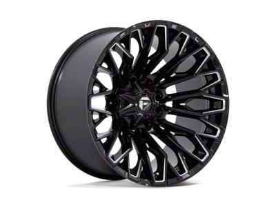 Fuel Wheels Strike Gloss Black Milled 8-Lug Wheel; 22x12; -44mm Offset (08-10 F-250 Super Duty)