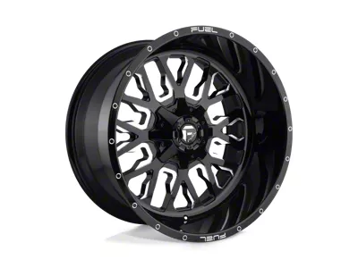 Fuel Wheels Stroke Gloss Black Milled 8-Lug Wheel; 20x10; -18mm Offset (08-10 F-250 Super Duty)