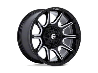 Fuel Wheels Super C Gloss Black Milled 8-Lug Wheel; 20x10; -18mm Offset (08-10 F-250 Super Duty)