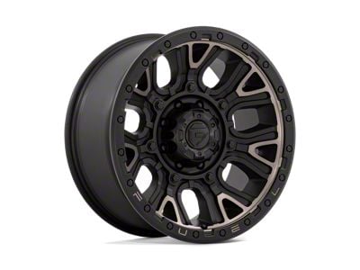 Fuel Wheels Traction Matte Black with Double Dark Tint 8-Lug Wheel; 20x9; 1mm Offset (08-10 F-250 Super Duty)