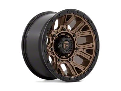 Fuel Wheels Traction Matte Bronze with Black Ring 8-Lug Wheel; 20x10; -18mm Offset (08-10 F-250 Super Duty)