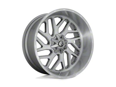 Fuel Wheels Triton Platinum Brushed Gunmetal with Tinted Clear 8-Lug Wheel; 26x12; -44mm Offset (08-10 F-250 Super Duty)