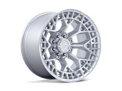 Fuel Wheels Charger Gloss Silver with Machined Face 8-Lug Wheel; 22x12; -44mm Offset (08-10 F-350 Super Duty SRW)