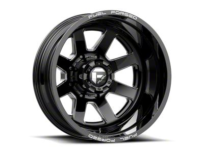 Fuel Wheels FF09D Matte Black Milled 8-Lug Wheel; 20x10; -24mm Offset (08-10 F-350 Super Duty SRW)