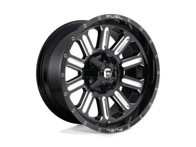 Fuel Wheels Hardline Gloss Black Milled 8-Lug Wheel; 20x10; -18mm Offset (08-10 F-350 Super Duty SRW)