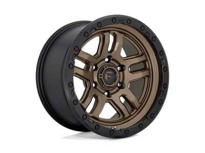 Fuel Wheels Ammo Matte Bronze with Black Bead Ring 6-Lug Wheel; 20x9; 20mm Offset (09-14 F-150)