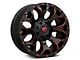 Fuel Wheels Assault Matte Black Red Milled 6-Lug Wheel; 18x9; -13mm Offset (09-14 F-150)