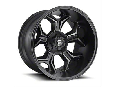 Fuel Wheels Avenger Matte Black Double Dark Tint 6-Lug Wheel; 20x9; 1mm Offset (09-14 F-150)