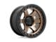 Fuel Wheels Block Matte Bronze with Black Ring 6-Lug Wheel; 18x9; 20mm Offset (09-14 F-150)