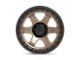 Fuel Wheels Block Matte Bronze with Black Ring 6-Lug Wheel; 18x9; 20mm Offset (09-14 F-150)