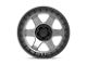 Fuel Wheels Block Matte Gunmetal with Black Ring 6-Lug Wheel; 18x9; 20mm Offset (09-14 F-150)