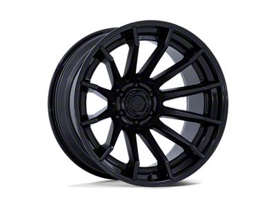 Fuel Wheels Burn Matte Black with Gloss Black Lip 6-Lug Wheel; 20x9; 1mm Offset (09-14 F-150)