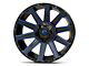 Fuel Wheels Contra Gloss Black with Blue Tinted Clear 6-Lug Wheel; 20x9; 20mm Offset (09-14 F-150)