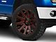 Fuel Wheels Contra Gloss Black with Red Tint 6-Lug Wheel; 22x10; -19mm Offset (09-14 F-150)