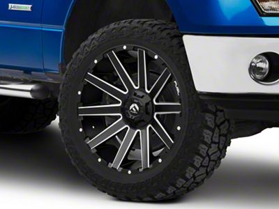 Fuel Wheels Contra Matte Black Milled 6-Lug Wheel; 22x10; -19mm Offset (09-14 F-150)