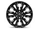 Fuel Wheels Flame Gloss Black Milled 6-Lug Wheel; 22x10; -18mm Offset (09-14 F-150)