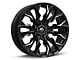 Fuel Wheels Flame Gloss Black Milled 6-Lug Wheel; 22x10; -18mm Offset (09-14 F-150)