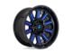 Fuel Wheels Hardline Gloss Black with Blue Tinted Clear 6-Lug Wheel; 18x9; 2mm Offset (09-14 F-150)