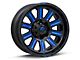 Fuel Wheels Hardline Gloss Black with Blue Tinted Clear 6-Lug Wheel; 20x10; -19mm Offset (09-14 F-150)