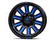 Fuel Wheels Hardline Gloss Black with Blue Tinted Clear 6-Lug Wheel; 20x10; -19mm Offset (09-14 F-150)