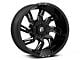 Fuel Wheels Lockdown Gloss Black Milled 6-Lug Wheel; 20x9; 1mm Offset (09-14 F-150)