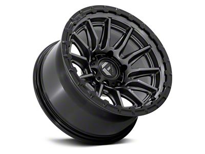 Fuel Wheels Piston Matte Gunmetal with Gloss Black Lip 6-Lug Wheel; 20x9; 1mm Offset (09-14 F-150)