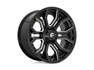 Fuel Wheels Rage Gloss Black Milled 6-Lug Wheel; 22x10; -18mm Offset (09-14 F-150)