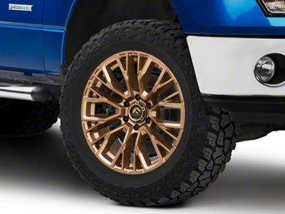 Fuel Wheels Rebar Platinum Bronze Milled 6-Lug Wheel; 20x9; 20mm Offset (09-14 F-150)