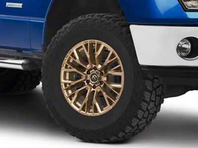 Fuel Wheels Rebar Platinum Bronze Milled 6-Lug Wheel; 17x9; 1mm Offset (09-14 F-150)