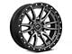 Fuel Wheels Rebel Matte Gunmetal with Black Simulated Bead Ring 6-Lug Wheel; 20x9; 20mm Offset (09-14 F-150)