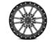 Fuel Wheels Rebel Matte Gunmetal with Black Bead Ring 6-Lug Wheel; 20x10; -18mm Offset (09-14 F-150)