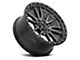 Fuel Wheels Rebel Matte Gunmetal with Black Bead Ring 6-Lug Wheel; 22x10; -13mm Offset (09-14 F-150)