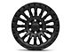 Fuel Wheels Rincon Matte Black with Gloss Black Lip 6-Lug Wheel; 18x9; 1mm Offset (09-14 F-150)