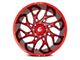 Fuel Wheels Runner Candy Red Milled 6-Lug Wheel; 20x10; -18mm Offset (09-14 F-150)