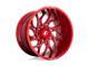 Fuel Wheels Runner Candy Red Milled 6-Lug Wheel; 22x10; -18mm Offset (09-14 F-150)