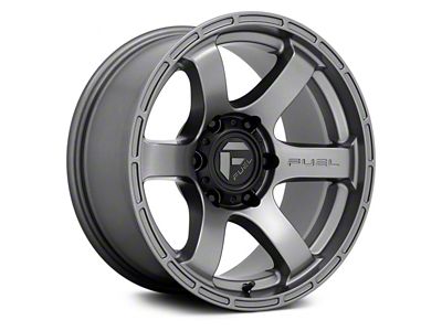 Fuel Wheels Rush Matte Gunmetal 6-Lug Wheel; 18x9; 1mm Offset (09-14 F-150)