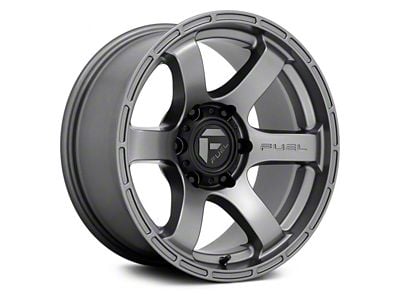 Fuel Wheels Rush Matte Gunmetal 6-Lug Wheel; 20x9; 1mm Offset (09-14 F-150)