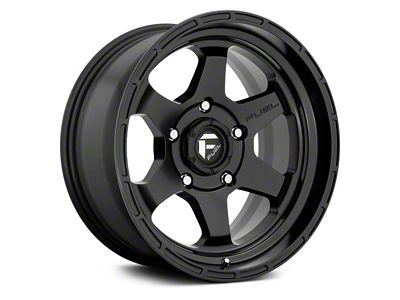 Fuel Wheels Shok Matte Black 6-Lug Wheel; 18x9; 1mm Offset (09-14 F-150)