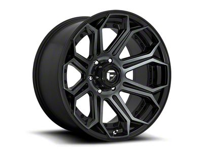 Fuel Wheels Siege Gloss Machined Double Dark Tint 6-Lug Wheel; 20x9; 1mm Offset (09-14 F-150)