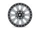 Fuel Wheels Tactic Matte Gunmetal with Black Bead Ring 6-Lug Wheel; 20x9; 20mm Offset (09-14 F-150)