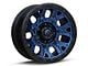 Fuel Wheels Traction Dark Blue with Black Ring 6-Lug Wheel; 20x10; -18mm Offset (09-14 F-150)