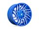 Fuel Wheels Typhoon Anodized Blue Milled 6-Lug Wheel; 22x12; -44mm Offset (09-14 F-150)