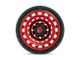 Fuel Wheels Zephyr Candy Red with Black Bead Ring 6-Lug Wheel; 18x9; -12mm Offset (09-14 F-150)