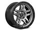 Fuel Wheels Ammo Matte Gunmetal with Black Bead Ring 5-Lug Wheel; 20x9; 20mm Offset (09-18 RAM 1500)