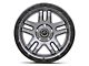 Fuel Wheels Ammo Matte Gunmetal with Black Bead Ring 5-Lug Wheel; 20x9; 20mm Offset (09-18 RAM 1500)