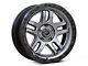 Fuel Wheels Ammo Matte Gunmetal with Black Bead Ring 5-Lug Wheel; 20x9; 20mm Offset (09-18 RAM 1500)