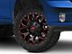 Fuel Wheels Assault Matte Black Red Milled 5-Lug Wheel; 20x10; -18mm Offset (09-18 RAM 1500)