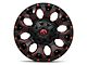 Fuel Wheels Assault Matte Black Red Milled 5-Lug Wheel; 20x10; -18mm Offset (09-18 RAM 1500)